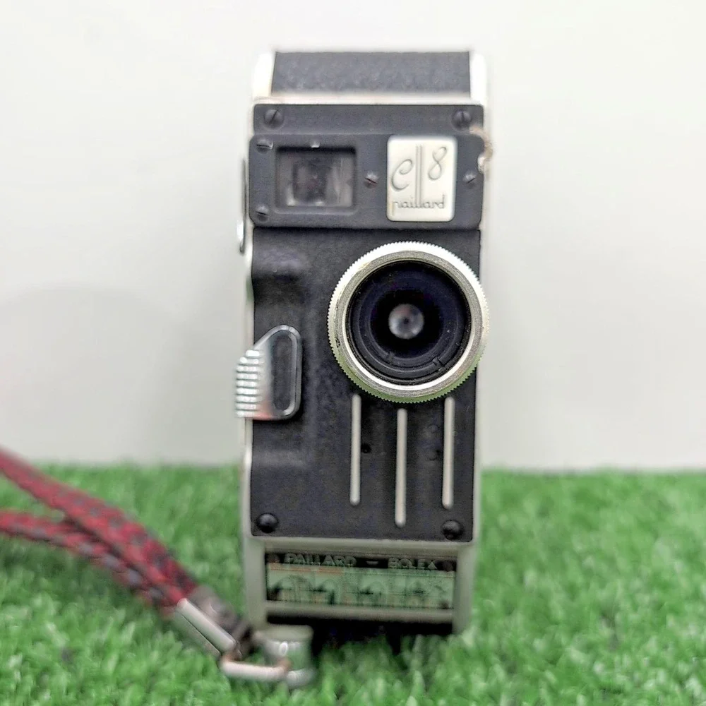 Paillard Vintage Bolex B8 C8S Movie Camera Switzerland 8mm Black - Untested